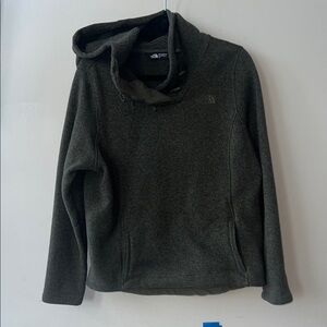 The North Face Jacket Crescent Fleece Hooded Pullover Fleece Toggle Sweater